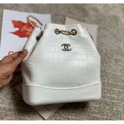 Alternative view of Replica Chanel Crocodile Leather Backpack A94485