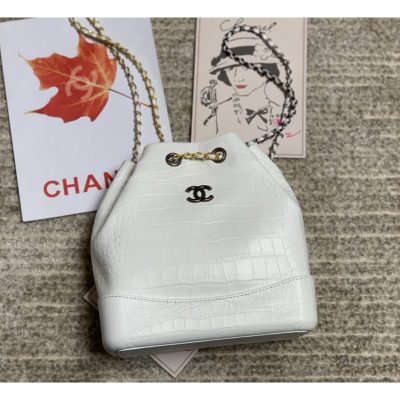 Replica Chanel Crocodile Leather Backpack A94485