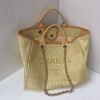Best Replicas Bags - Chanel Deauville Tote 38cm Canvas Bag A66941 Apricot/Gold Best Louis Vuitton LV Replica Bags On Sales