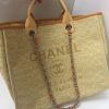 Best Replicas Bags - Chanel Deauville Tote 38cm Canvas Bag A66941 Apricot/Gold Best Louis Vuitton LV Replica Bags On Sales