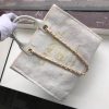 Best Replicas Bags - Chanel Deauville Tote 38cm Canvas Bag A66941 Beige/White Top Quality Louis Vuitton LV Replica Bags On Sales