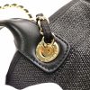 Best Replicas Bags - Chanel Deauville Tote 38cm Canvas Bag A66941 Black / Grey Top Quality Louis Vuitton LV Replica Bags On Sales