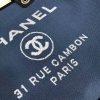 Best Replicas Bags - Chanel Deauville Tote 38cm Canvas Bag A66941 Blue Top Quality Louis Vuitton LV Replica Bags On Sales