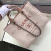 Best Replicas Bags - Chanel Deauville Tote 38cm Canvas Bag A66941 Bubblegum Pink Top Quality Louis Vuitton LV Replica Bags On Sales