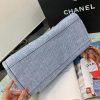 Best Replicas Bags - Chanel Deauville Tote 38cm Canvas Bag A66941 Light Blue Best Louis Vuitton LV Replica Bags On Sales