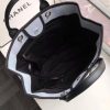 Best Replicas Bags - Chanel Deauville Tote 38cm Canvas Bag A66941 Light Grey/Black Top Quality Louis Vuitton LV Replica Bags On Sales