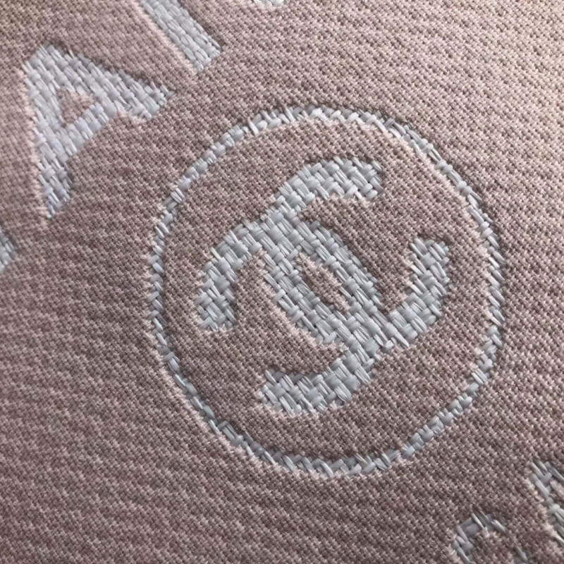 Replica Chanel Deauville Tote 38Cm Canvas Bag A66941 Pink/White - Image 6