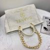 Best Replicas Bags - Chanel Deauville Tote 38cm Canvas Bag A66941 White/Gold Top Quality Louis Vuitton LV Replica Bags On Sales