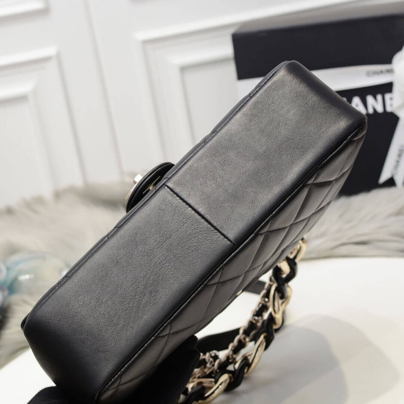 Replica Chanel Flap Bag With Large Bi-Color Chain As1354 - Image 5