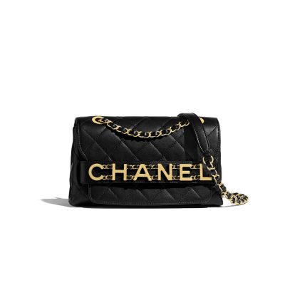 Replica Chanel Front Logo Small Flap Bag As1490