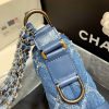 Best Replicas Bags - Chanel Gabrielle Small Hobo Bag Denim Calfskin A91810 Top Quality Louis Vuitton LV Replica Bags On Sales
