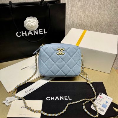 Replica Chanel Grained Calfskin Camera Bag As2856