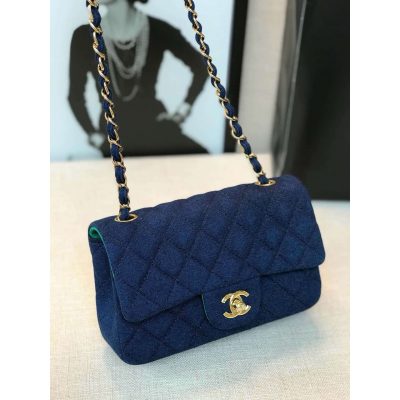 Alternative view of Replica Chanel Jersey Classic Handbag A01112