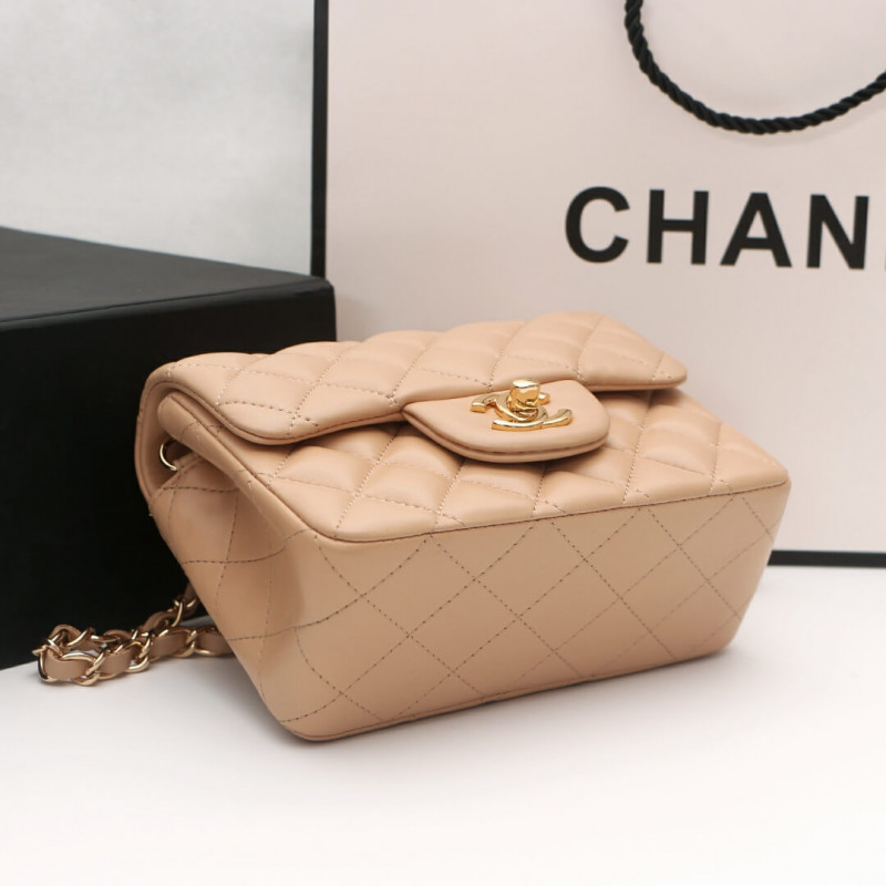 Replica Chanel Lambskin 17Cm Classic Flap Bag 1115 - Image 3