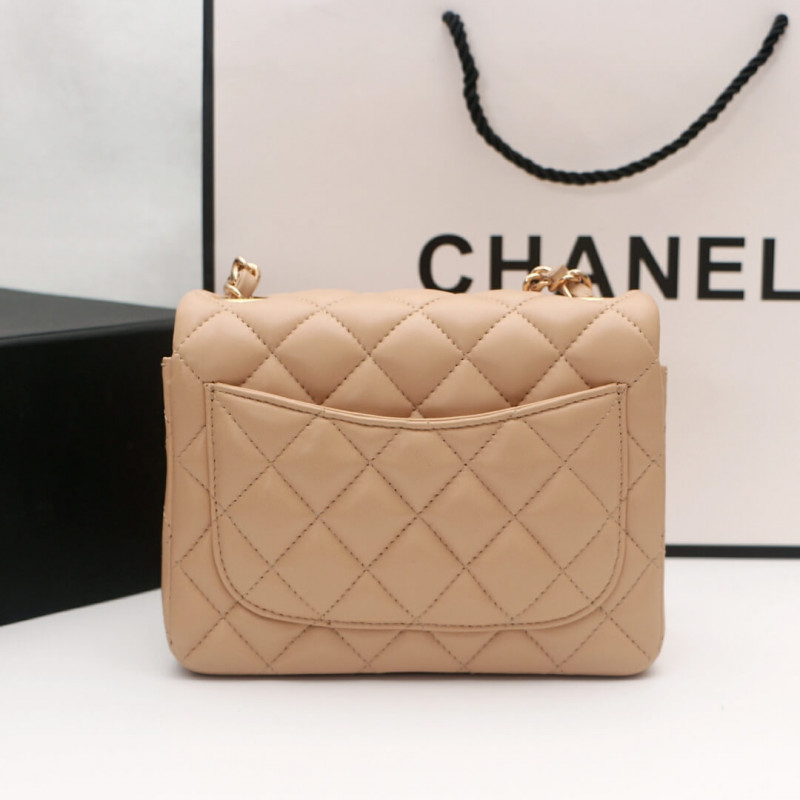 Replica Chanel Lambskin 17Cm Classic Flap Bag 1115 - Image 4