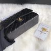 Best Replicas Bags - Chanel Lambskin 30cm Classic Flap Bag A1113 Black Top Quality Louis Vuitton LV Replica Bags On Sales