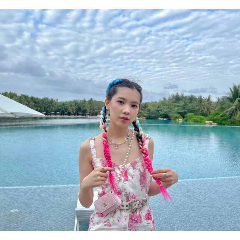 Replica Chanel Lambskin Belt Bag Ap2654 Pink - Image 2