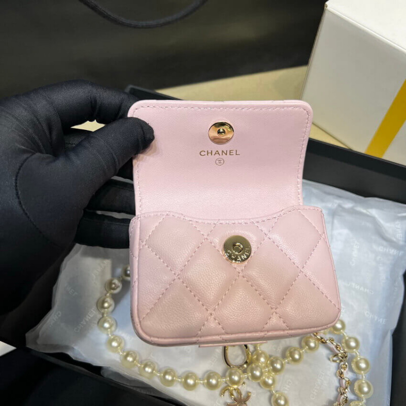 Replica Chanel Lambskin Belt Bag Ap2654 Pink - Image 11