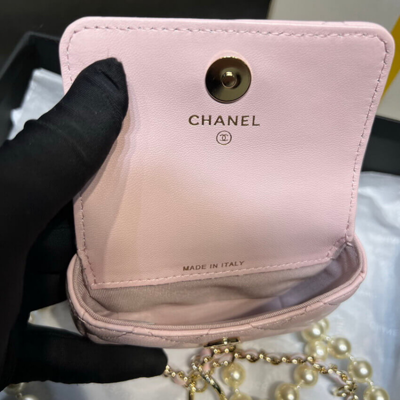 Replica Chanel Lambskin Belt Bag Ap2654 Pink - Image 12