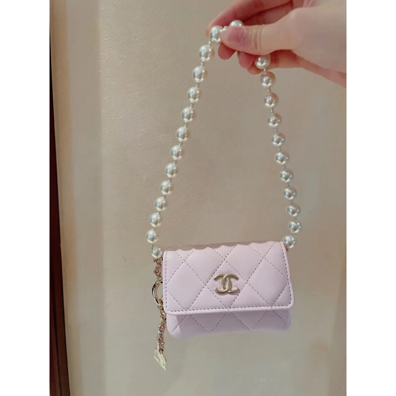 Replica Chanel Lambskin Belt Bag Ap2654 Pink