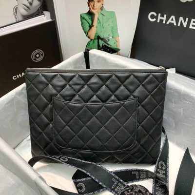 Alternative view of Replica Chanel Lambskin Cases With Accessories Ap1054 Black