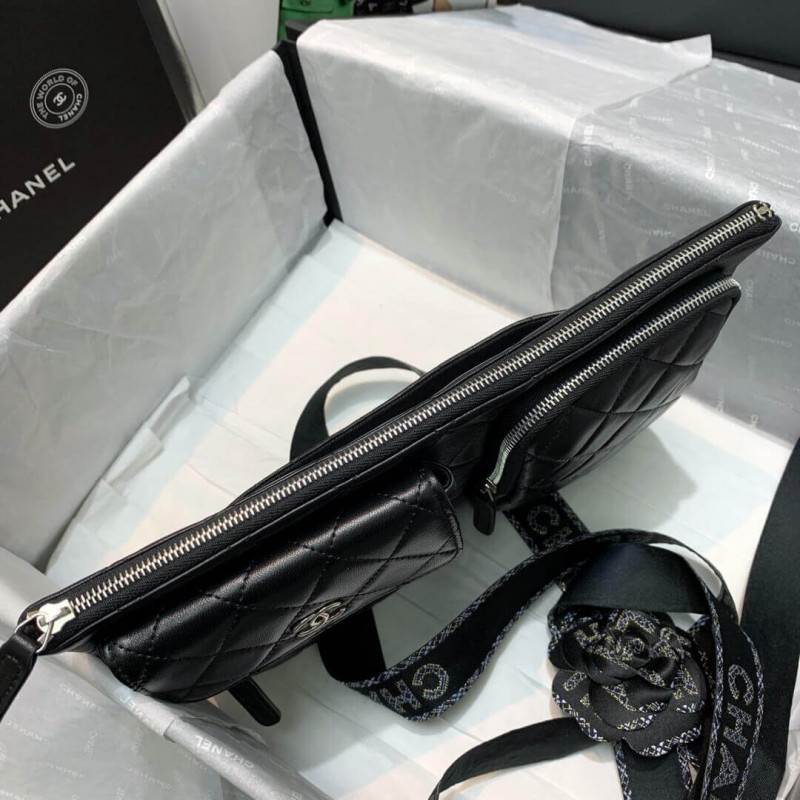 Replica Chanel Lambskin Cases With Accessories Ap1054 Black - Image 3