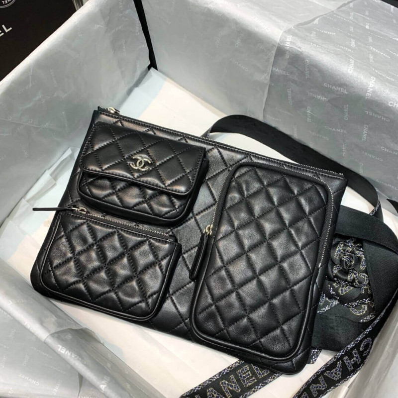 Replica Chanel Lambskin Cases With Accessories Ap1054 Black - Image 5