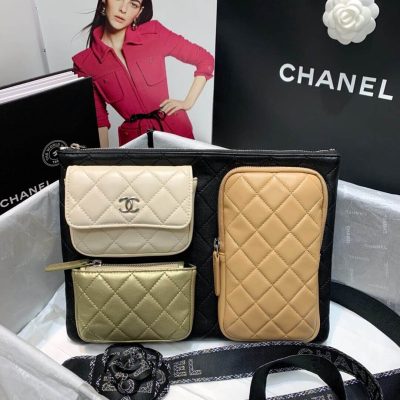 Replica Chanel Lambskin Cases With Accessories Ap1054 Multi-Color