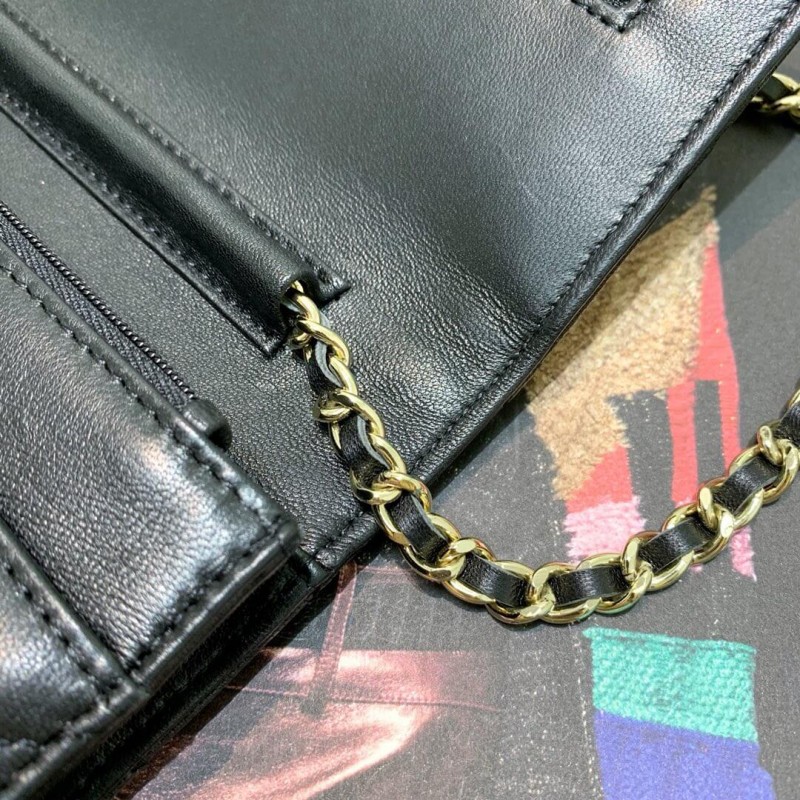 Replica Chanel Lambskin Chain Bag 86058 - Image 9