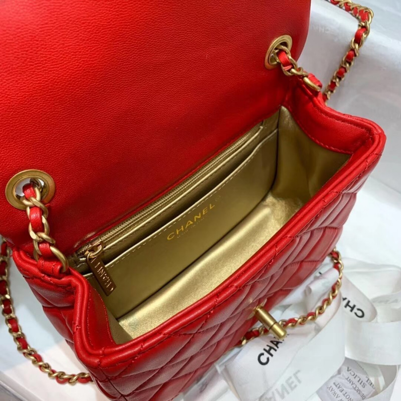 Replica Chanel Lambskin Flap Bag As1786 - Image 9