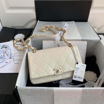 Alternative view of Replica Chanel Lambskin Large Flap Bag As2319