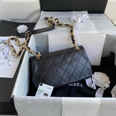 Alternative view of Replica Chanel Lambskin Medium Flap Bag As2318