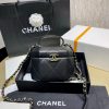 Best Replicas Bags - Chanel Lambskin Small Vanity Case AS2630 Black Top Quality Louis Vuitton LV Replica Bags On Sales