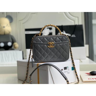 Alternative view of Replica Chanel Lambskin Vanity Case As2179