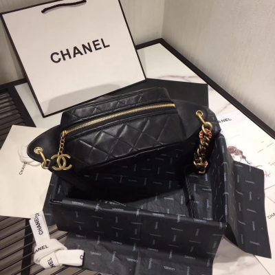 Alternative view of Replica Chanel Lambskin Waist Bag As0940