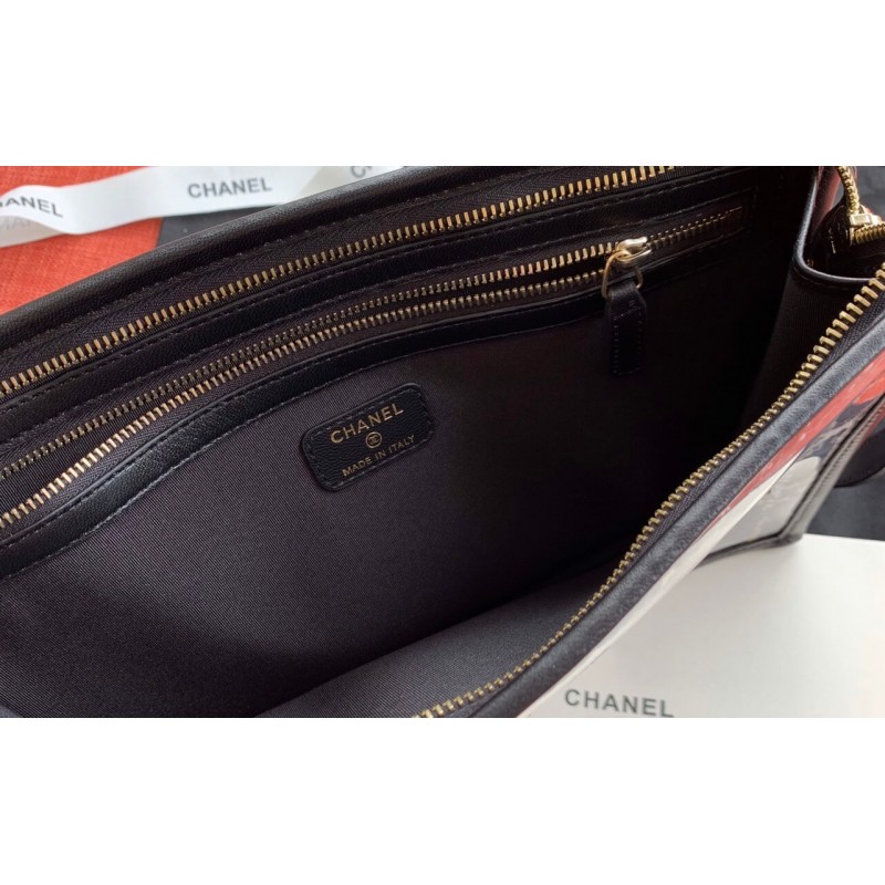 Replica Chanel Large Tweed Pvc Logo Pouches Ap0360 - Image 8