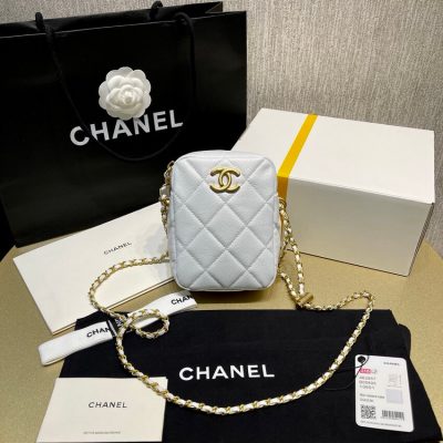 Replica Chanel Mini Camera Bag Iridescent Grained Calfskin Bag As2857