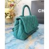 Best Replicas Bags - Chanel Mini Coco Handle Ultra Matte Bag in Grained Calfskin AS2215 Top Quality Louis Vuitton LV Replica Bags On Sales