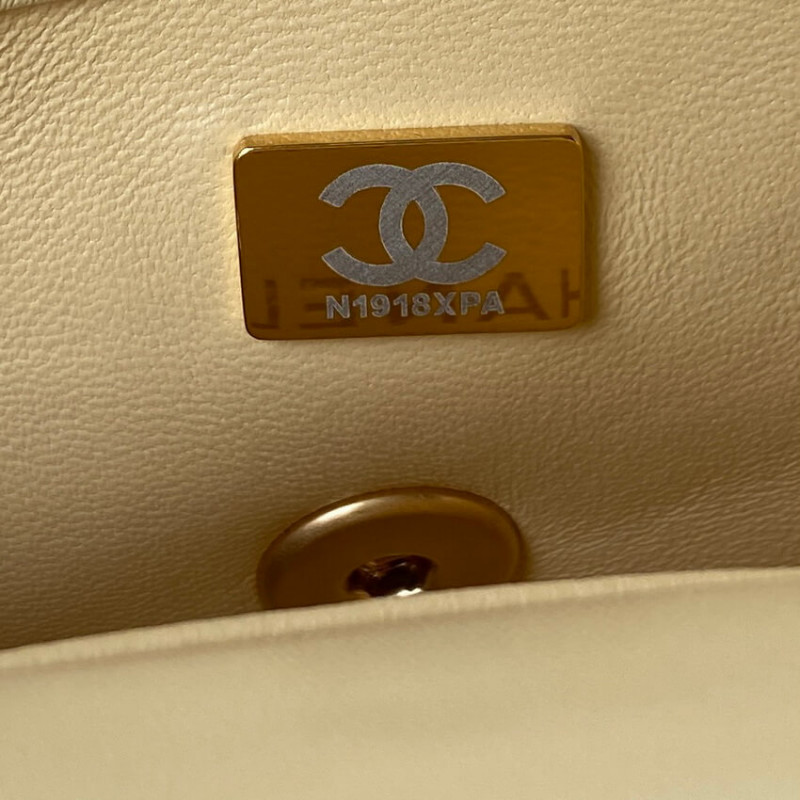 Replica Chanel Mini Flap Bag In Lambskin With Enamel Cc As3113 - Image 11