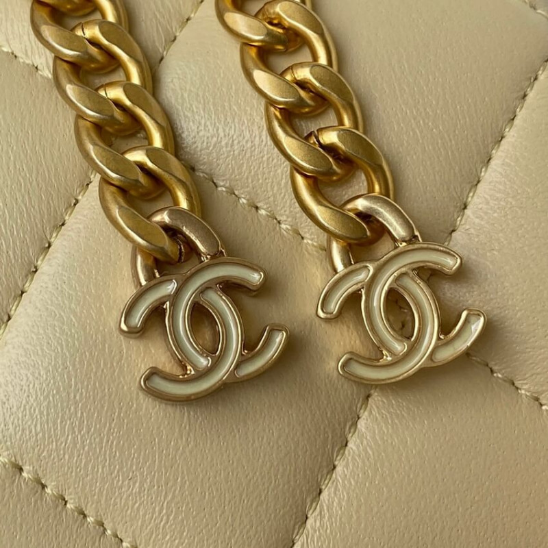 Replica Chanel Mini Flap Bag In Lambskin With Enamel Cc As3113 - Image 7