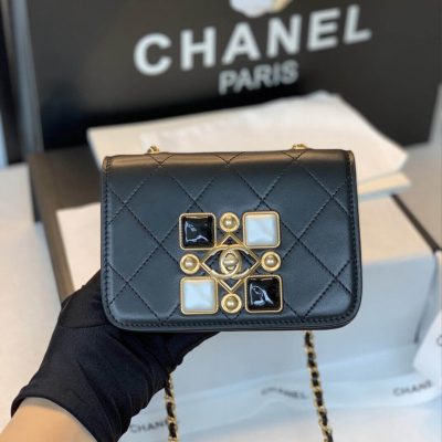 Replica Chanel Mini Flap Evening Bag B01962