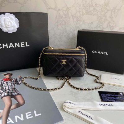 Alternative view of Replica Chanel Mini Vanity Case With Chain Ap1472
