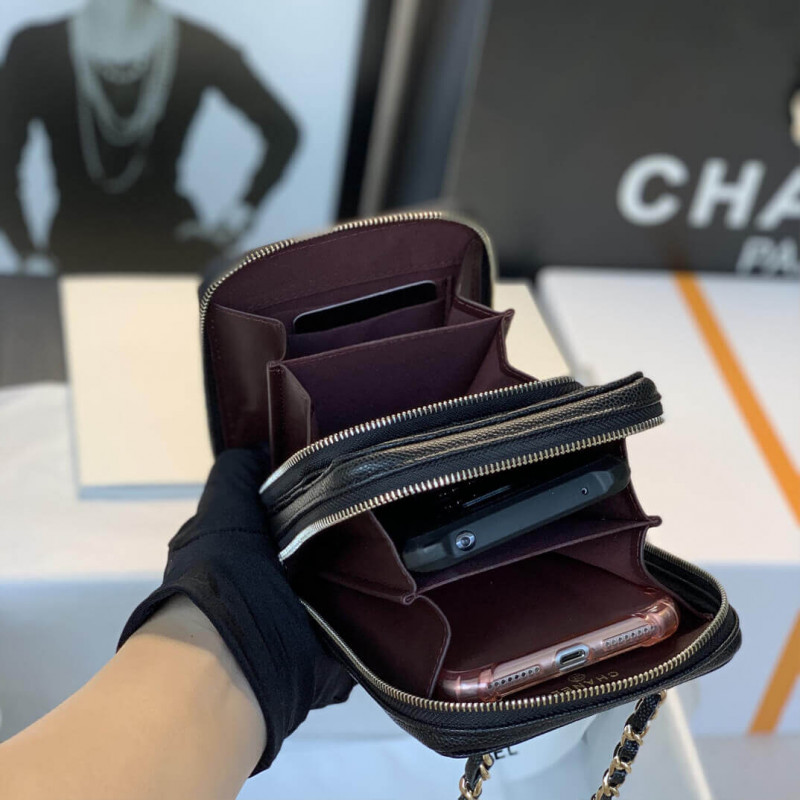 Replica Chanel Phone Bag With Chain B01963 - Image 13