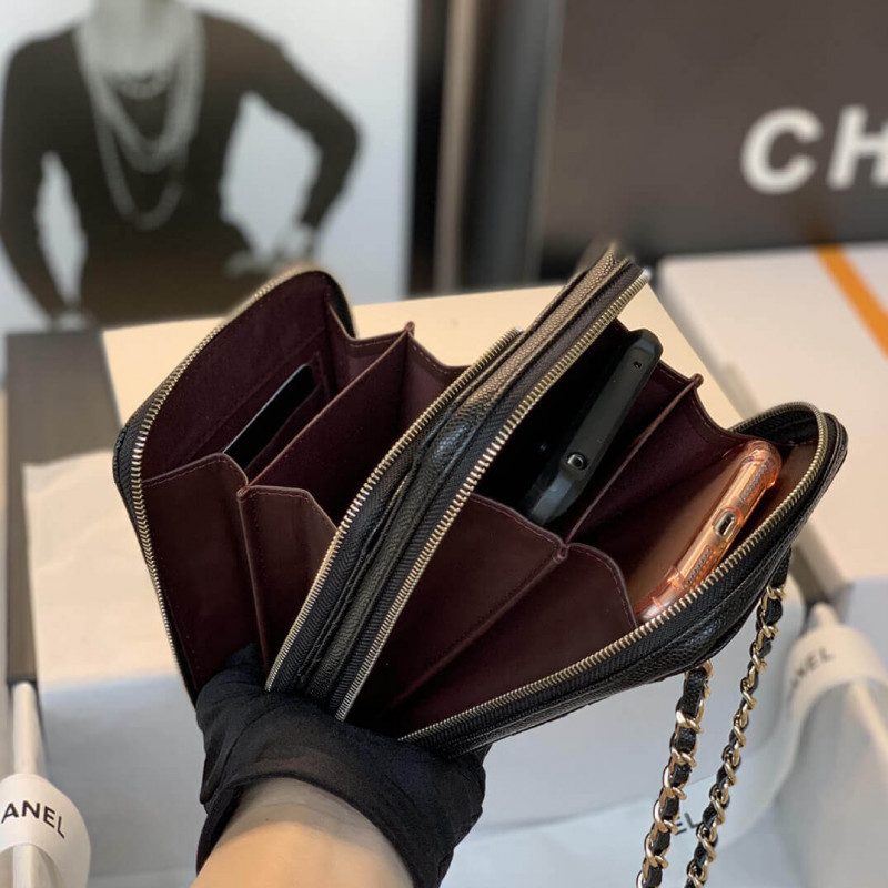 Replica Chanel Phone Bag With Chain B01963 - Image 16