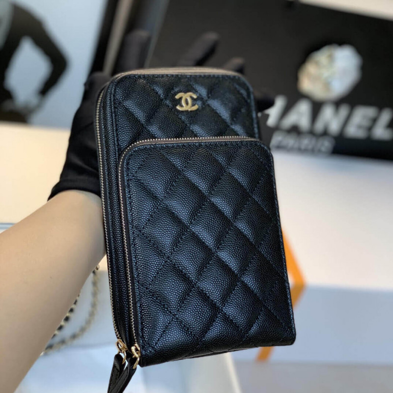 Replica Chanel Phone Bag With Chain B01963 - Image 6