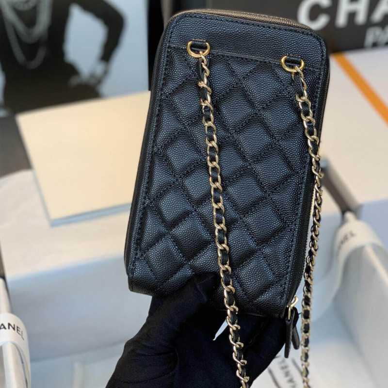 Replica Chanel Phone Bag With Chain B01963 - Image 7