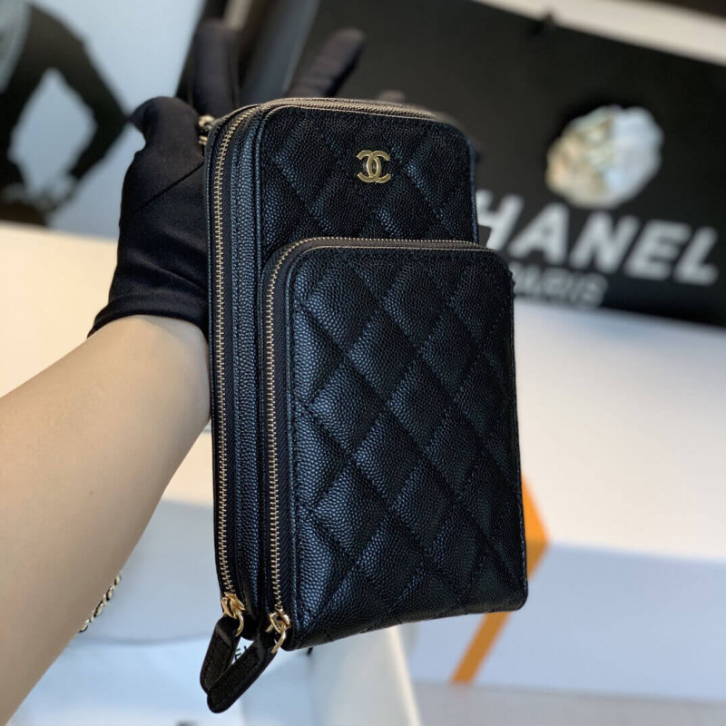 Replica Chanel Phone Bag With Chain B01963 - Image 8