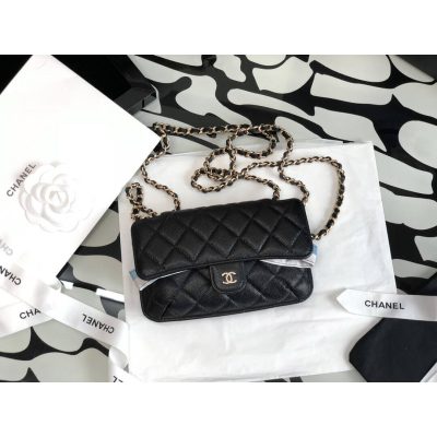 Alternative view of Replica Chanel Printed Fabric Foldable Tote Bag With Chain Ap2095 Blue