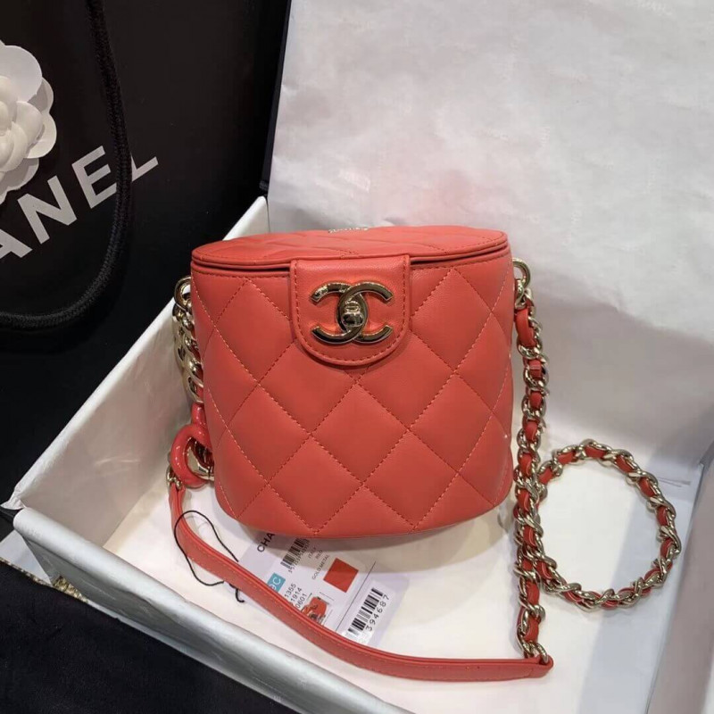 Replica Chanel Round Vanity Case As1355 - Image 4