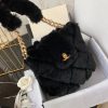 Best Replicas Bags - Chanel Shearling Lambskin Bucket Bag AS2241 Top Quality Louis Vuitton LV Replica Bags On Sales